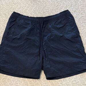 Todd Snyder Midnight Blue Elastic Waist Shorts